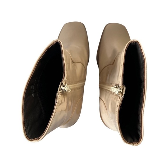 URBAN OUTFITTERS Beige Platform Chunky Platform Y2K Boots size 10 - Picture 6 of 7